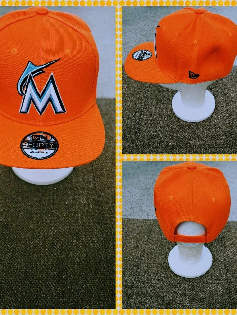 MIAMI MARLINS MLB BASEBALL SNAPBACK HAT.